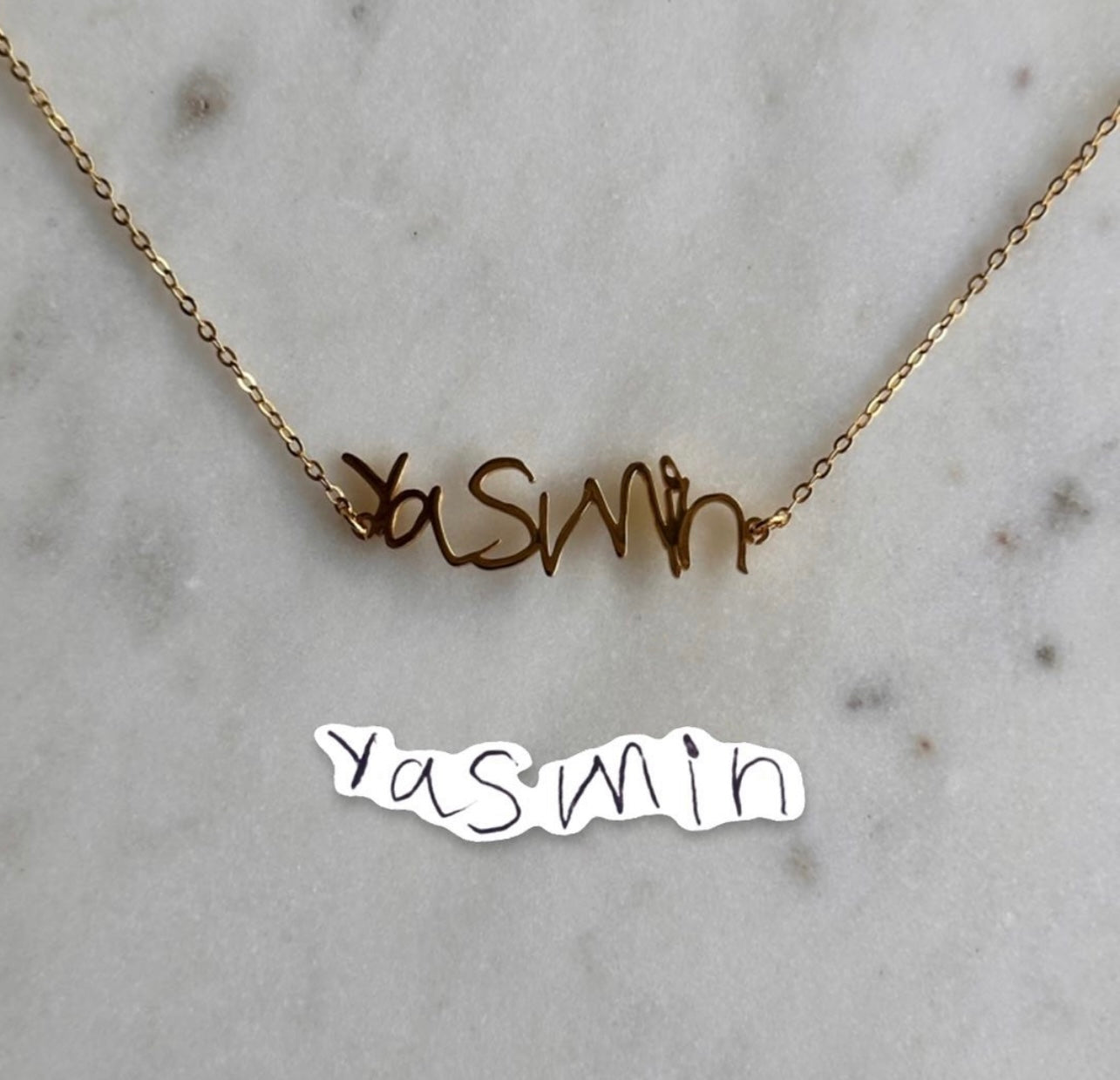Handwritten Necklace